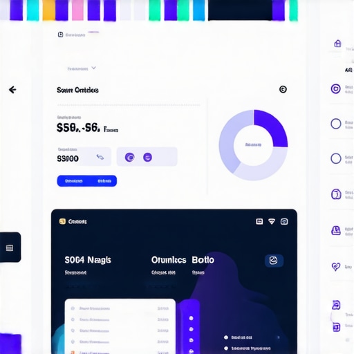 AI-Driven Local SEO Dashboard A digital dashboard displaying AI analytics, personalization, and local search metrics.