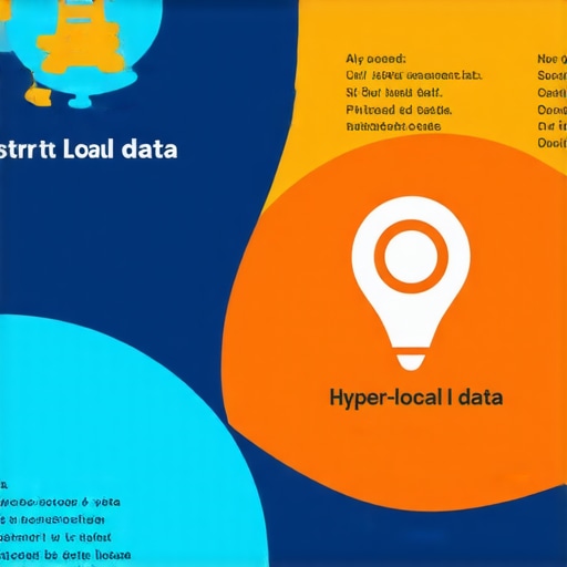 Infographic showing AI tools, schema markup, and localized content strategies for local SEO