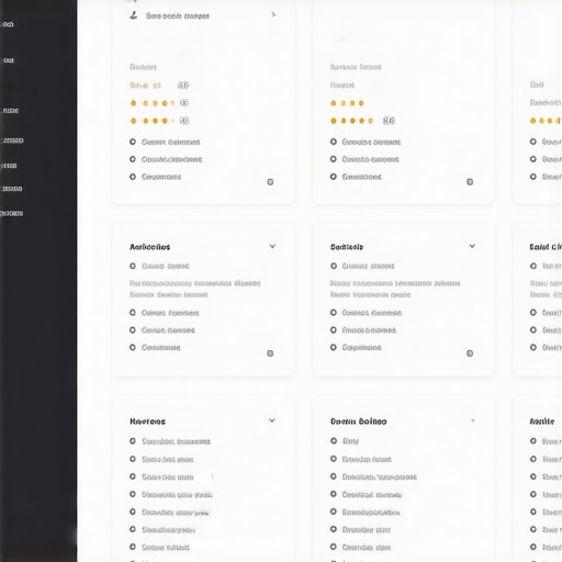 Screenshot of local SEO analytics dashboard with review metrics and schema data