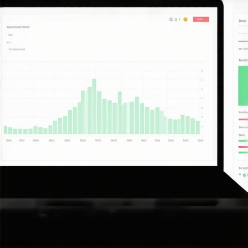 AI-powered data analytics dashboard visualizing local search trends