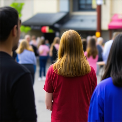 Local community event with businesses and residents participating