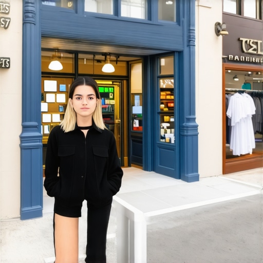 Augmented reality virtual tour showcasing a local retail store.