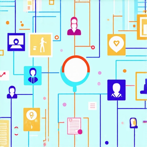 Diagram showing interconnected local SEO tactics with schema markup and community engagement