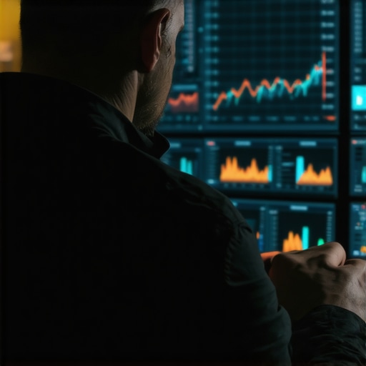 Futuristic AI dashboard displaying local search data analytics.