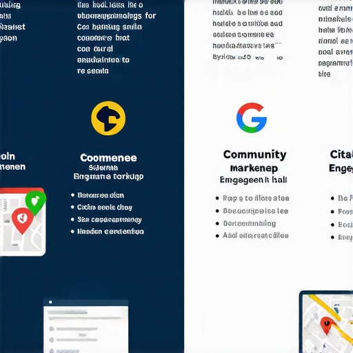 Infographic illustrating comprehensive local SEO techniques for map growth.