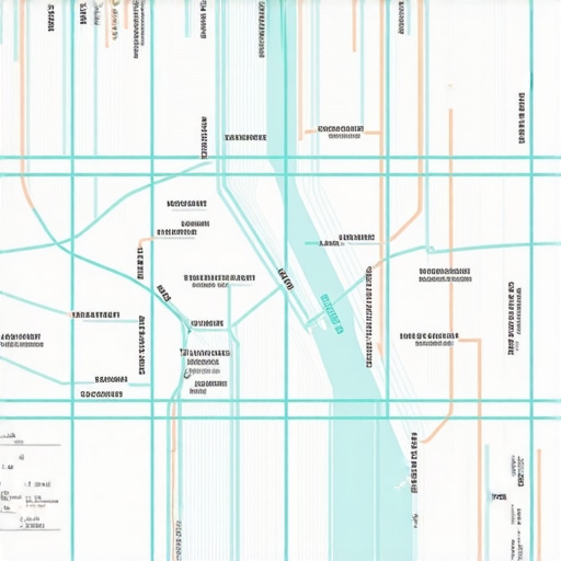 Data-Driven Local Map Optimization A digital map displaying business analytics and local SEO metrics.