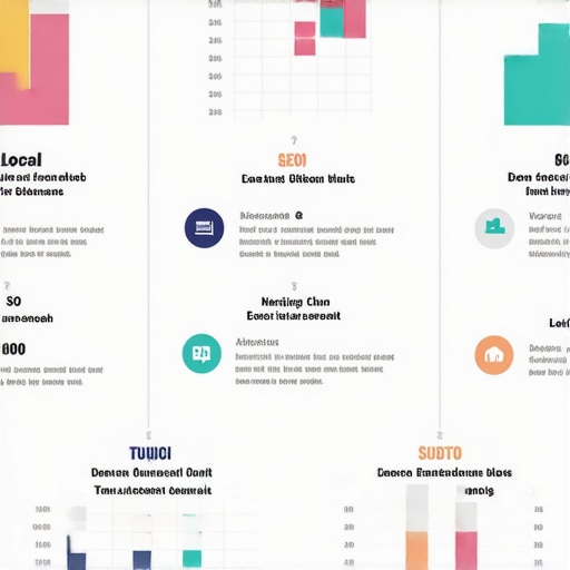 Infographic depicting advanced local SEO strategies for Google Maps dominance.