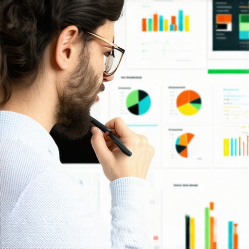 Localized SEO Data Analysis Analytical charts and maps showing local SEO performance