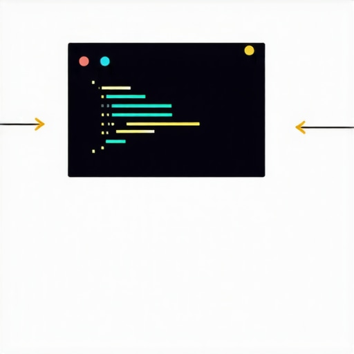 Schema Markup Integration for Local SEO Diagram showing schema markup implementation on a local business website enhancing search visibility.