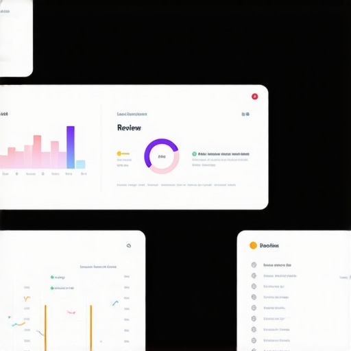 Dashboard showcasing local search rankings, review sentiments, and voice search analytics.