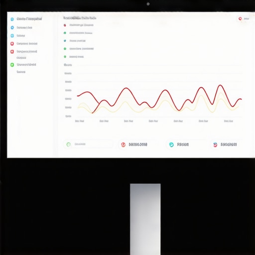 AI-powered dashboard displaying real-time local map performance metrics.