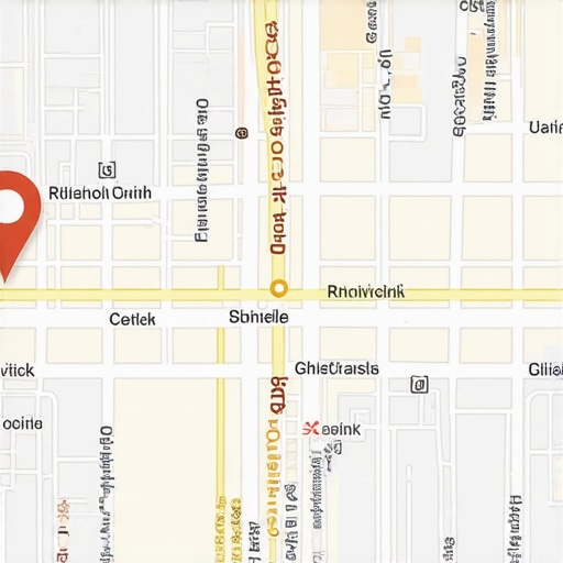 Illustration of a digital map with AI-driven data overlays and user engagement points.