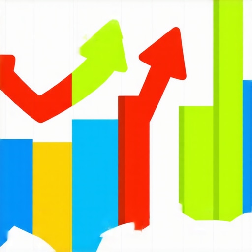 Data-Driven Local SEO Growth A colorful graph illustrating increasing local SEO metrics and growth trends.