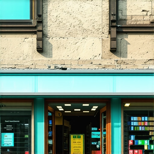 Optimized storefront with clear signage and vibrant branding for local SEO