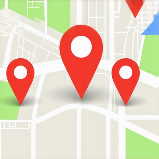 A visual diagram illustrating the integration of online and offline local marketing channels