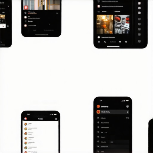 Progressive Web App Interface for Local SEO Mobile PWA interface demonstrating local business features, fast load times, and engagement tools.
