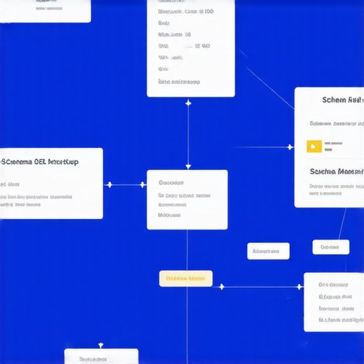 Schema Markup Structure for Local SEO Diagram illustrating advanced schema markup elements tailored for local business visibility.
