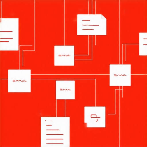 Diagram illustrating semantic keyword network and schema integration in local search optimization.