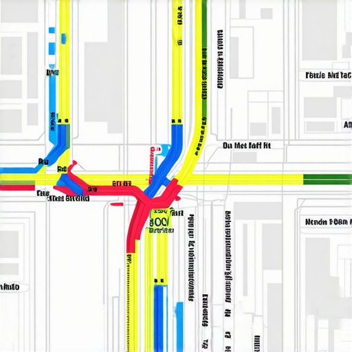 Spatial Data in Action for Local SEO Map visualization with business locations, foot traffic, and demographic overlays
