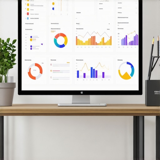 Screen showing local SEO data analytics and AI insights for business optimization.