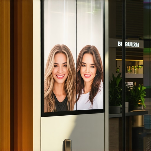 A local store using AR technology to interact with customers and promote community events.