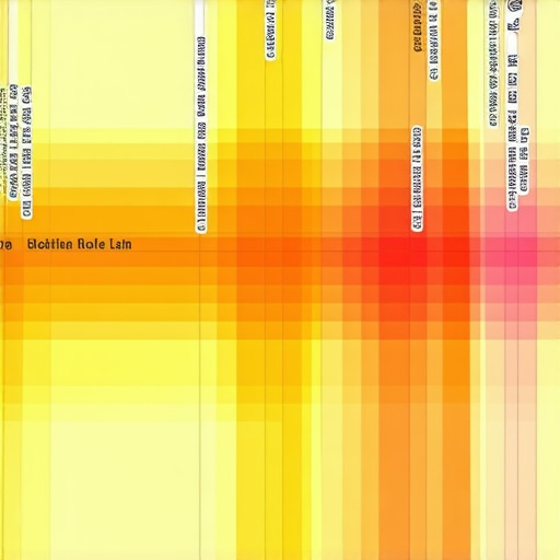 A digital map illustrating geospatial data points, heatmaps, and foot traffic analysis for local areas.