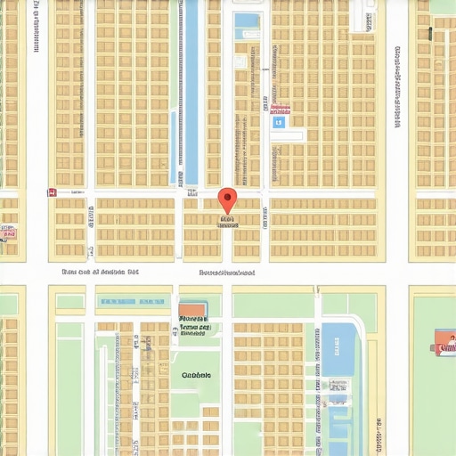 Digital neighborhood map with virtual tour overlays