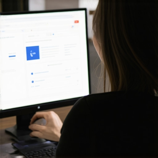 Business owner configuring schema markup for local SEO