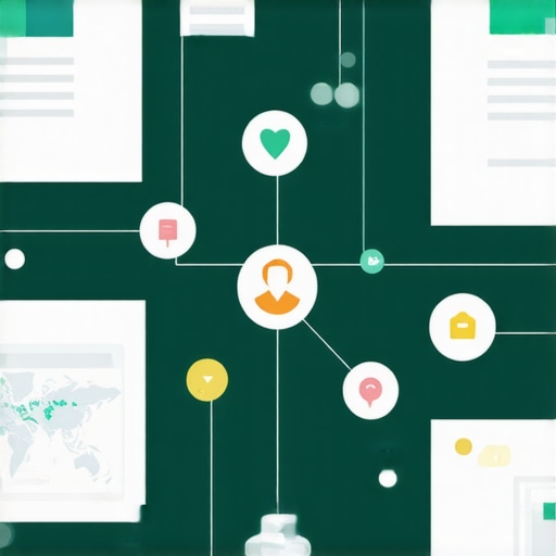 Illustration of schema markup and content clustering enhancing local search visibility