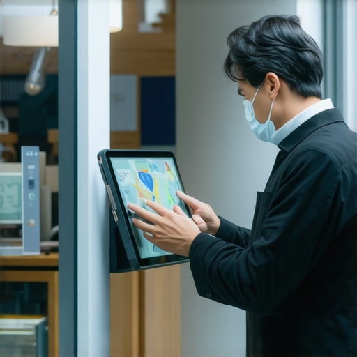 Business owner leveraging AI tools for hyper-local SEO