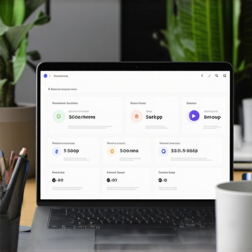 Laptop screen displaying analytics and schema markup tips for local SEO in 2026.
