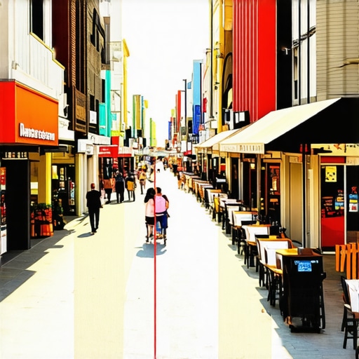 Map with business locations highlighted for SEO enhancement