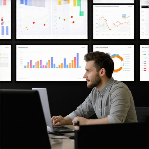 Business dashboard showcasing local SEO analytics and maps with modern design
