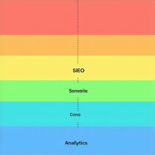 Layered Local SEO Strategy Diagram Illustration of comprehensive local SEO layers including schema markup, analytics, and community signals.